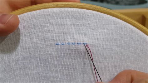 Punto Filza E Variante Tutorial Ricamo A Mano Running Stitch And