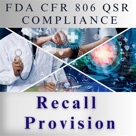 【FDA CFR 806 QSR Compliance】Recall Provision | QMS Templates