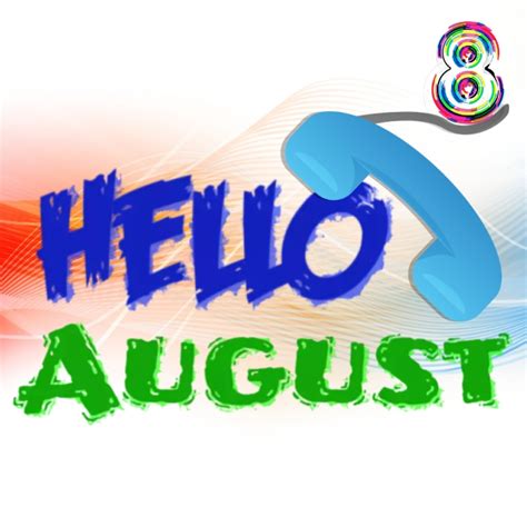 Hello August Template Postermywall