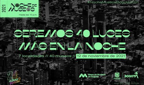 Primera Noche de Museos de Bogotá programación de la FUGA y más