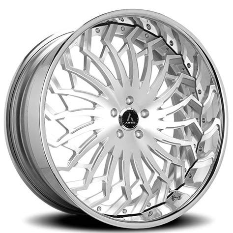 24 Artis Forged Wheels Spartacus Brushed Rims Atf035 9