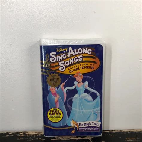 DISNEY SING ALONG Songs Sing Along Songs The Early Years VHS 1997