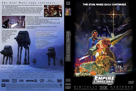 Star Wars The Empire Strikes Back Movie Dvd Custom Covers Esb