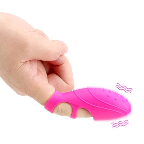 Small Finger Vibrator Sex Toy Masturbation Clitoris Stimulation Vibrating Pink