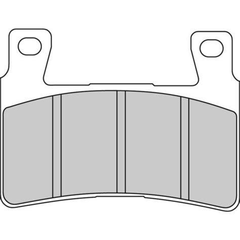 Plaquette De Frein Ferodo Fdb St Sinter For Honda Cbr F