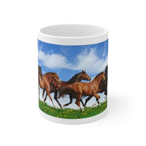 Mug Chevaux Id E Cadeau Tasse Originale En C Ramique