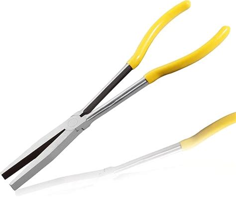 Leontool Long Reach Flat Nose Pliers Inch Duck Billed Pliers With