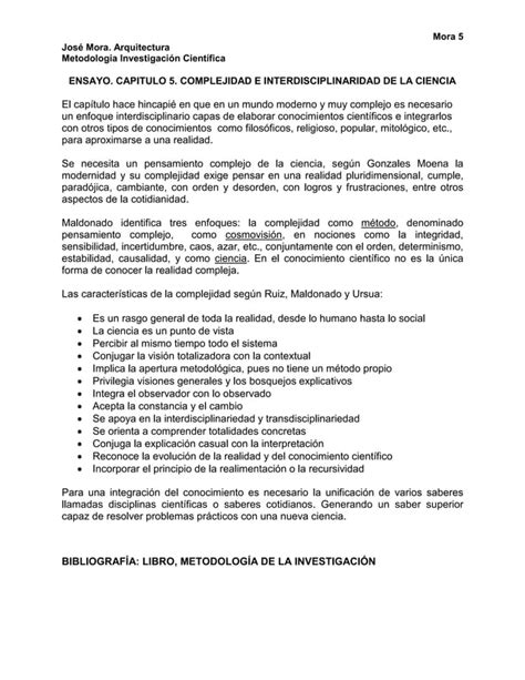 Ensayo Metodologia De La Investigacion Capitulo 5 PDF