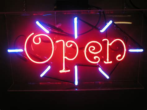 NEON OPEN SIGNS