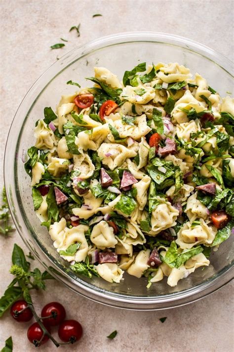 Spinach Tortellini Salad • Salt And Lavender