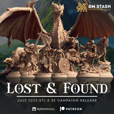 D Printable Lost Found Dm Stash July Bundle By Dm Stash