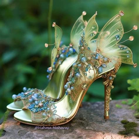 Credit Vishma Maharaj ꧁༒☬𝓔𝓷𝓬𝓱𝓪𝓷𝓽𝓮𝓭 𝓣𝓮𝓪 𝓟𝓪𝓻𝓽𝔂☬༒꧂ 🧚‍♀️ Fairy Shoes