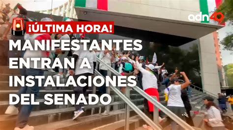 Última Hora Manifestantes que se oponen a la Reforma Judicial entran