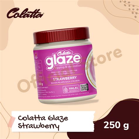 Jual Colatta Glaze Strawberry Gr Shopee Indonesia