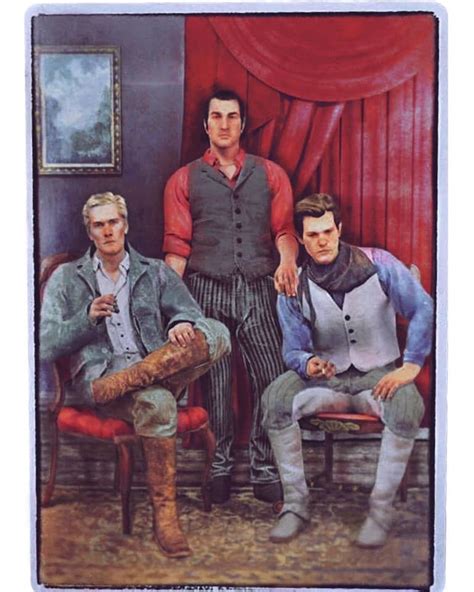 Red Dead Memes - Colorized picture of young Dutch, Hosea...