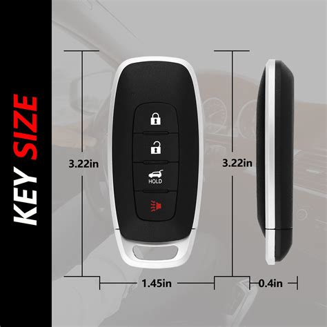 Keylessbest Replacement For Nissan Ariya Key Fob Remote Control