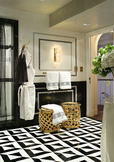 Black & White Patterned Floors