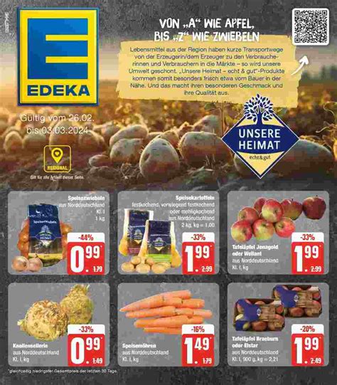 Edeka Prospekt ab 25 02 2024 zum Blättern Prospekt der Woche