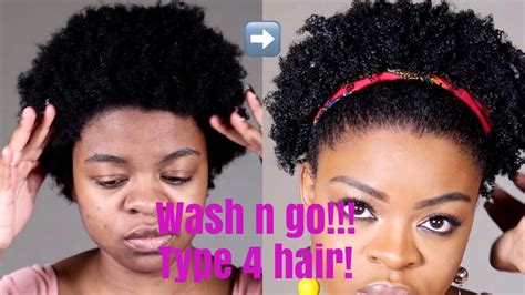 Wash N Go On Type Hair Naturalhair Washandgo Youtube