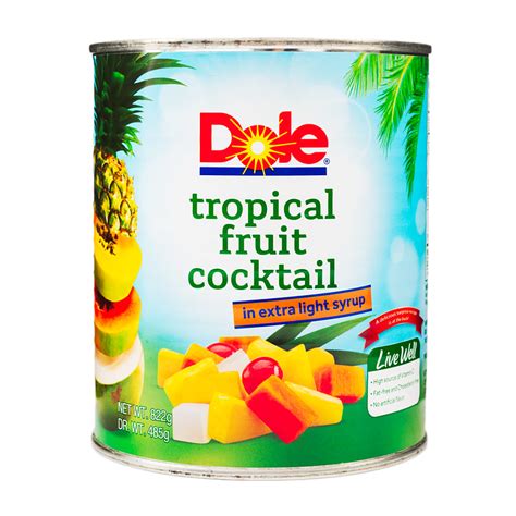 Buy Dole Tropical Fruit Cocktail In Extra Light Syrup Near Me With Free Delivery