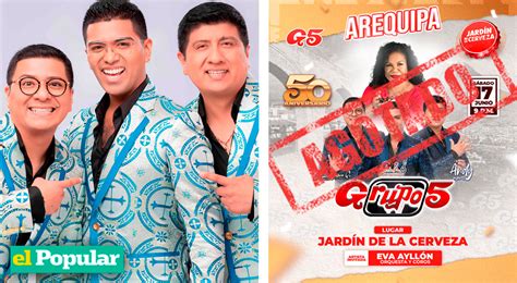 Grupo En Arequipa Se Agotaron Todas Las Entradas Del Concierto En