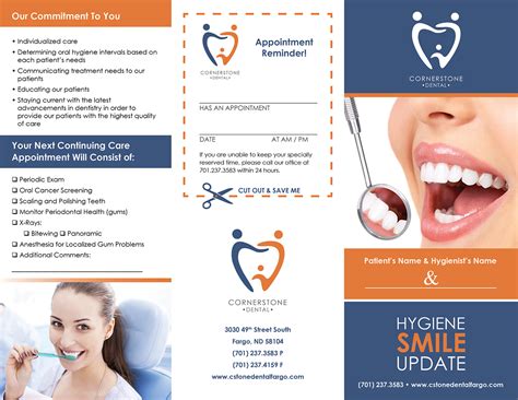 Dental Hygiene Brochure On Behance