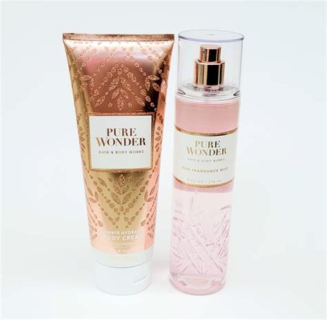 Bath And Body Works Pure Wonder Set De Fragancia De Crema Corporal