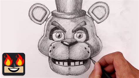 How To Draw Freddy Fazbear Five Nights At Freddys Youtube