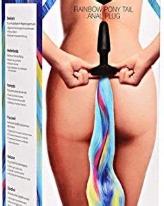 Rainbow Pony Tail Anal Plug Sex Toys Butt Plugs Non Vibrating