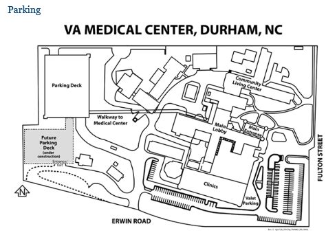 Campus Map | VA Durham Health Care | Veterans Affairs