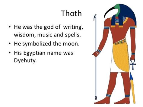 Principal Egyptian Gods