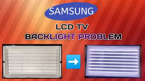 Samsung Lcd Tv One Time Picture Problem Samsung Lcd Tv Backlight