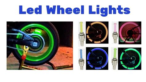 Rgb Led Wheel Light Kit Youtube