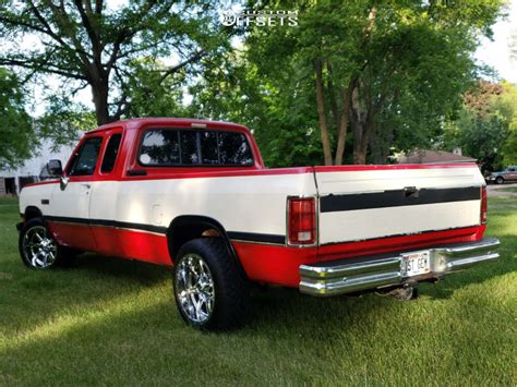 1992 Dodge D250 With 20x10 24 Fuel Maverick And 26550r20 Nitto Nt420v