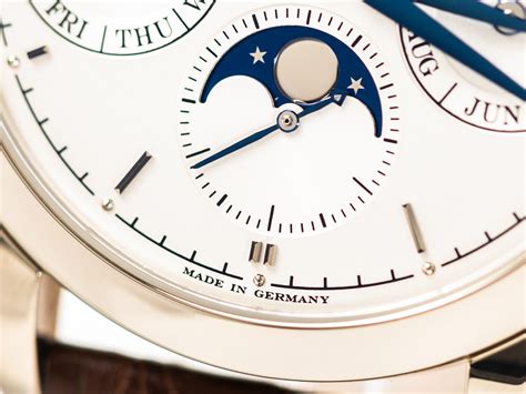 Lange S Hne Saxonia Annual Calendar Moon Phase Ref E K White