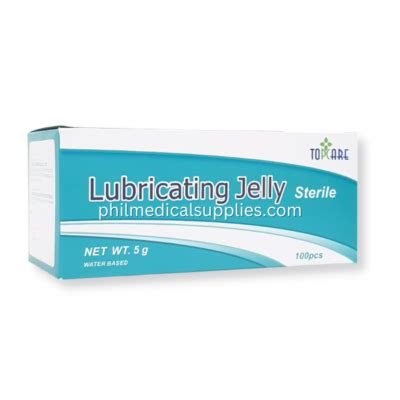 Lubricating Jelly 5g 100s TOPCARE Philippine Medical Supplies