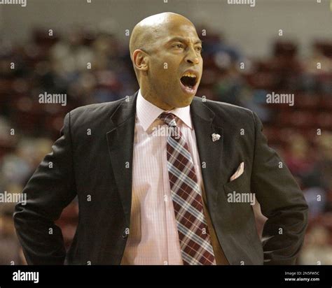 Mississippi State Coach Rick Ray Shouts Instructions To His Team During