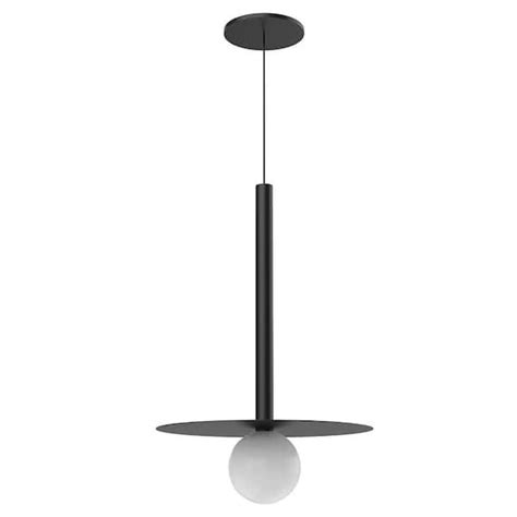 KUZCO Elixir 19 In 1 Light 8 Watt Black Integrated LED Pendant Light