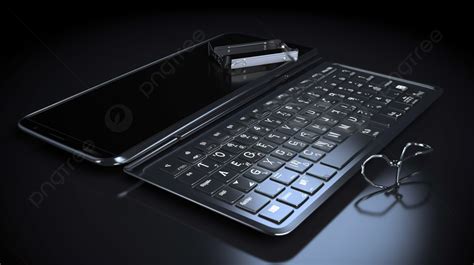 Online Security 3d Render Of Laptop With Keypad Lock Background