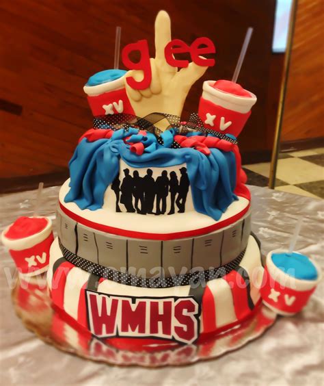 Glee Theme Cake All Of The Themes From Glee Tortas Dulces Fondos