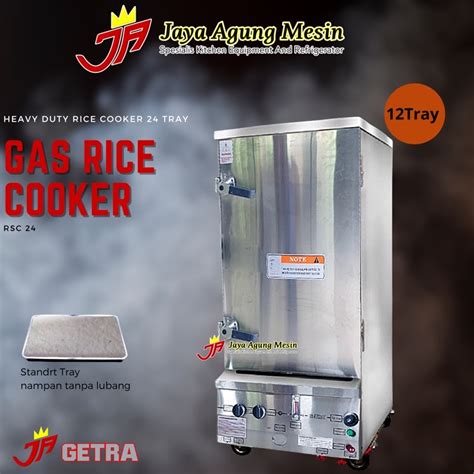 Jual HEAVY DUTY GAS RICE COOKER RSC 12 Getra MESIN PEMASAK NASI RICE