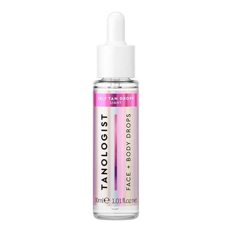 Tanologist Self Tan Drops Sunless Tanning Light Tan 30 Ml Bottle