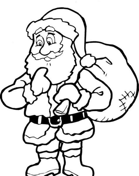 Santa Claus Printable Coloring Home