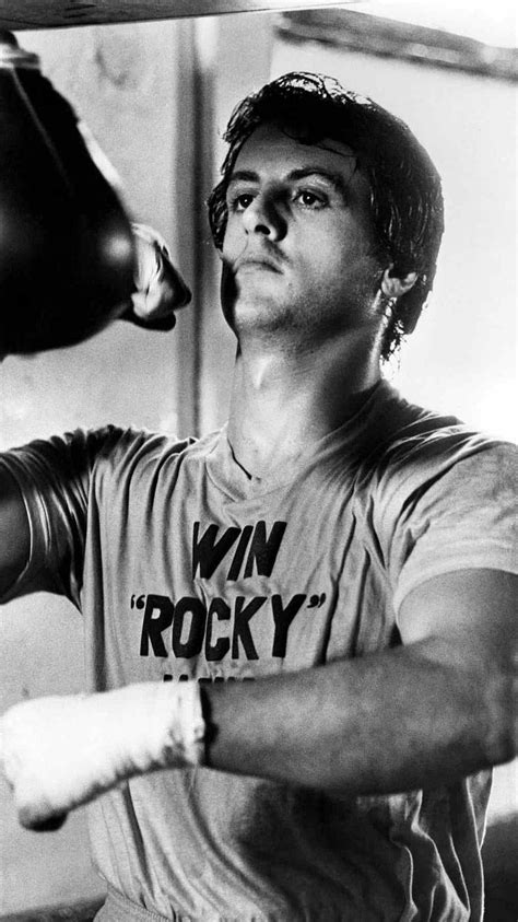 Rocky Boxing Practice Sylvester Stallone Actor Hd Phone Wallpaper