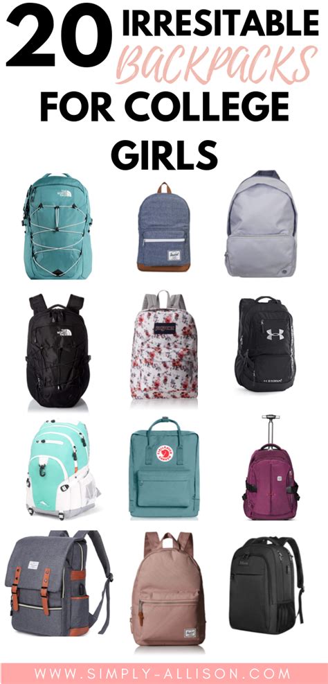 20 Cute College Backpacks For Girls Simply Allison Girl Backpacks