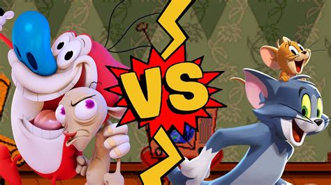 M U G E N Battles Ren Höek Stimpy Vs Tom Jerry Ren And Stimpy Vs Tom