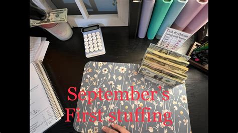 September S First Paycheck Cash Stuffing Stuffing My Husbands