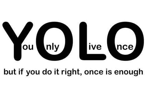 You Only Live Once Yolo Inspirational Quote Wall Art Print Poster Etsy