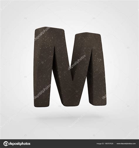 Soil letter M uppercase — Stock Photo © whitebarbie #189767626