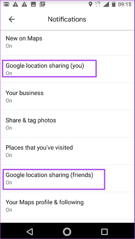 Comment G Rer Les Notifications De Partage De Position Dans Google Maps